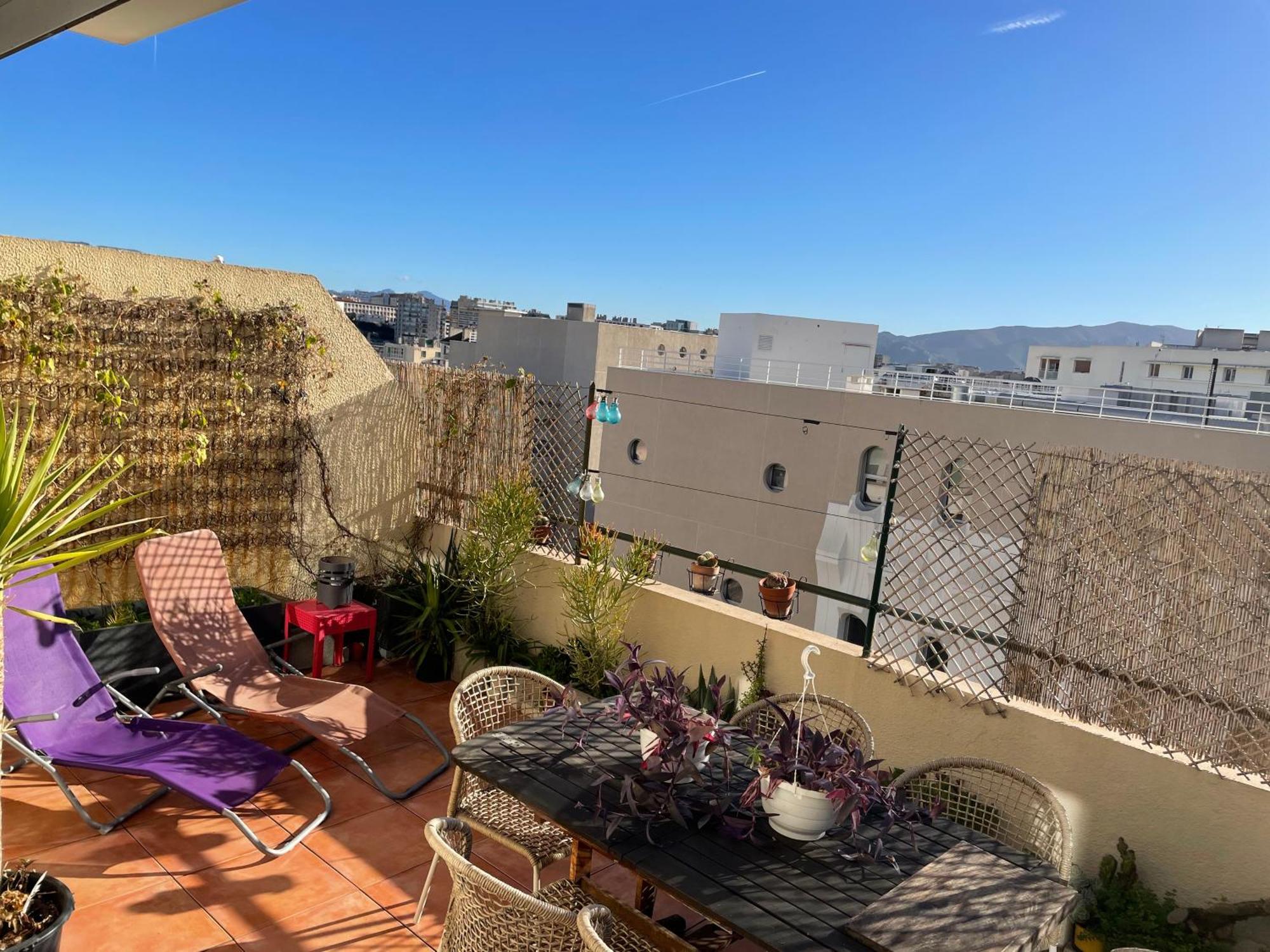 4 Personnes Appart 60 M2 Terrasse 35M2 Sejour Sud 2 Vraies Chambres Gare Saint-Charles Universite Марсель Экстерьер фото